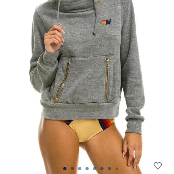 Aviator Nation Green Camouflage Ninja Hoodie with Embroidered Logo - Picture 5 of 6